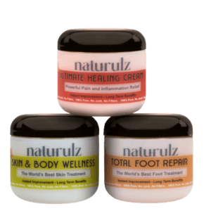 Naturulz skin and foot care creams.