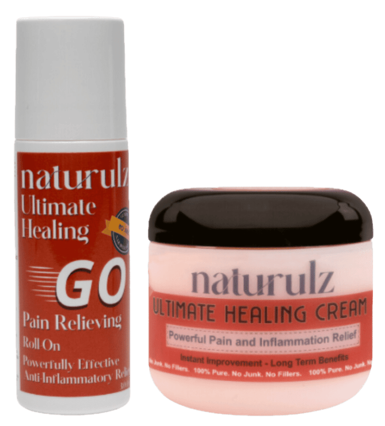 Naturulz Ultimate Healing Cream and Roll-On Powerful "NO JUNK" pain and inflammation relief