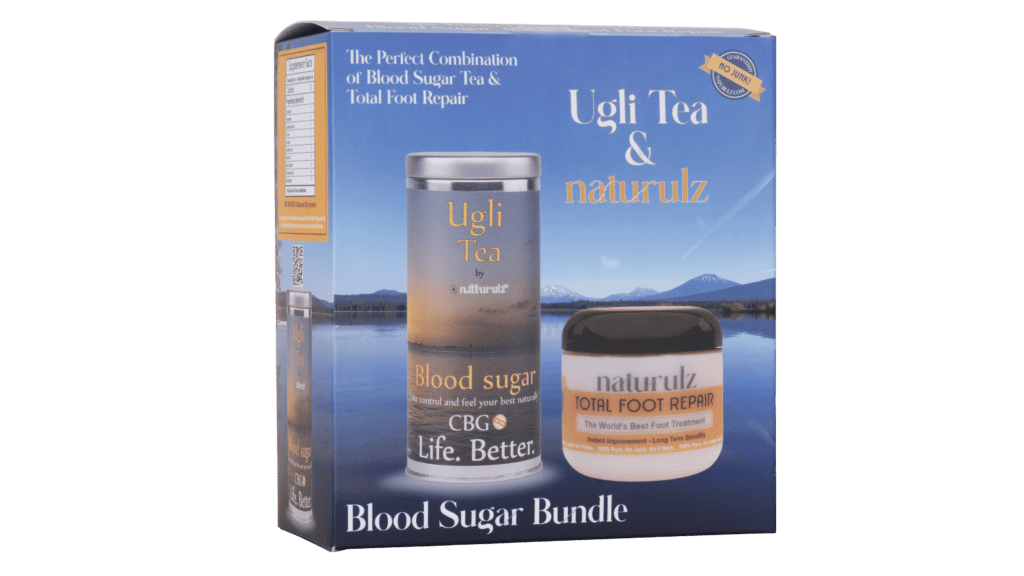 Ugli Tea & Naturulz Blood Sugar Bundle- Blood sugar management with total foot repair