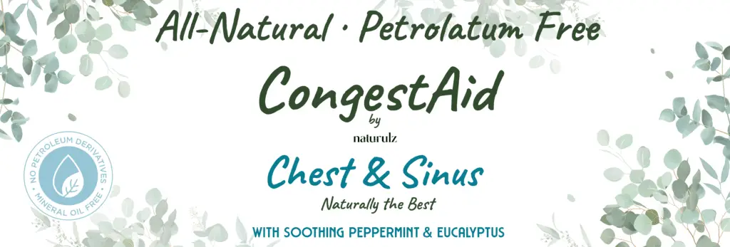 CongestAid: natural chest & sinus relief.
