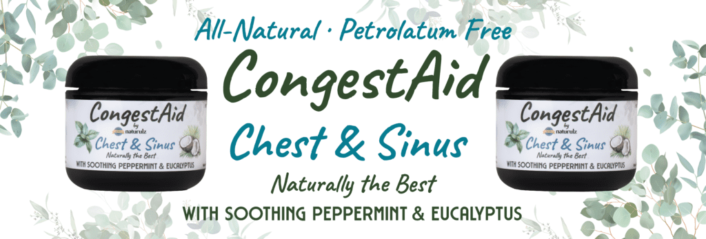 CongestAid Chest & Sinus balm.