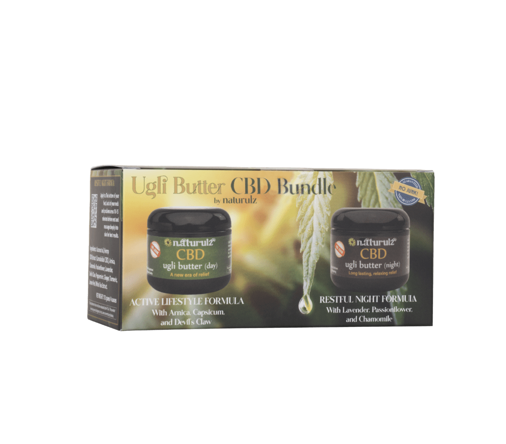 CBD ugli butter bundle: day & night relief.